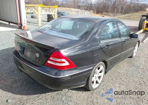2007 Mercedes-Benz C 230 Sport из США, поврежденный, VIN WDBRF52H67F928245